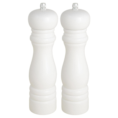 Dřevěné mlýnky na pepř a sůl White                    