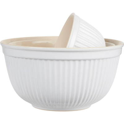 Keramická mísy Mynte Pure White - set 3 ks                    