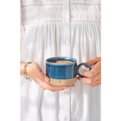                             Hrnek s uchem Heart Blue 290 ml                        