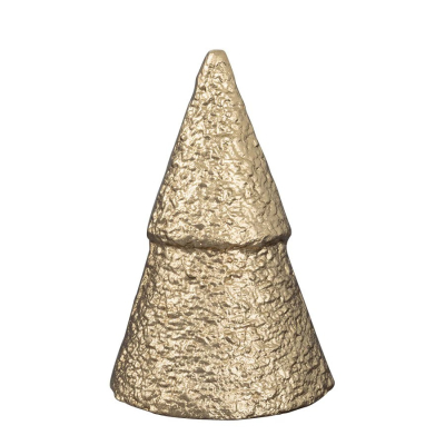 Kovová dekorace stromek Tree Gold 16  cm                    