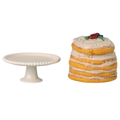                            Dort na podstavci Maileg Cake Off-White                        