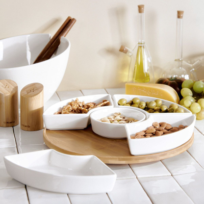                             Servírovací set talíře a misek Fincan 30 cm                        