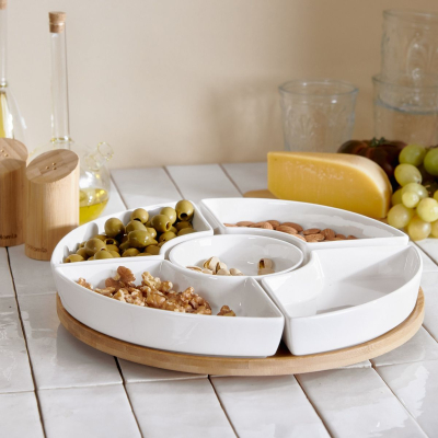                            Servírovací set talíře a misek Fincan 30 cm                        