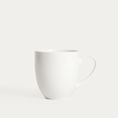Porcelánový hrnek Dibba Ribbed 370 ml                     