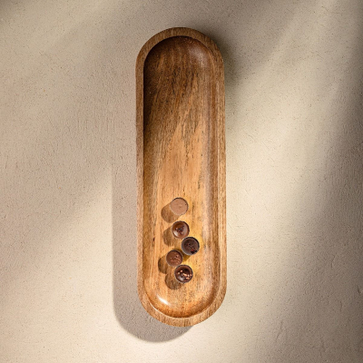                             Podlouhlý servírovací talíř Kesar Mango 35x11 cm                        