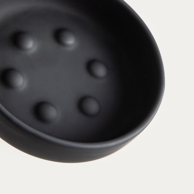                             Keramická mýdlenka Almeri Black 11 cm                        