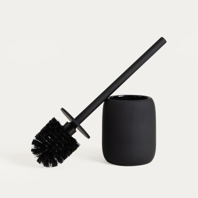 Keramický kartáč na WC Almeri Black                    