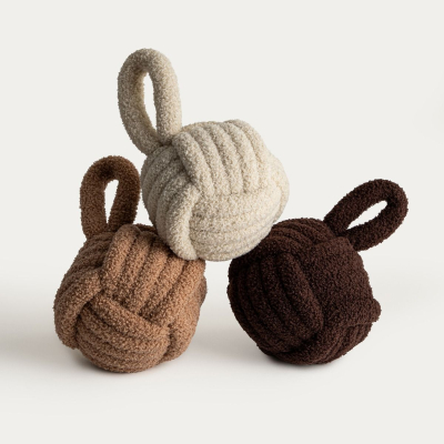                             Textilní zarážka do dveří Solenne Knot 17 cm                        