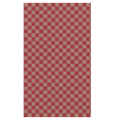 Dárkový balící papír Checker Powder/Red 10 m                    