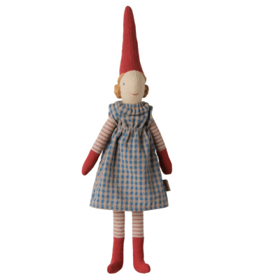 Vánoční skřítek Pixy Girl Blue Dress 26 cm                    