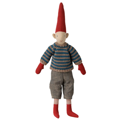 Vánoční skřítek Pixy Boy Striped Sweater 31 cm                    