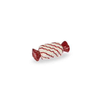 Vánoční keramická dekorace Candy Sockered Wave                    