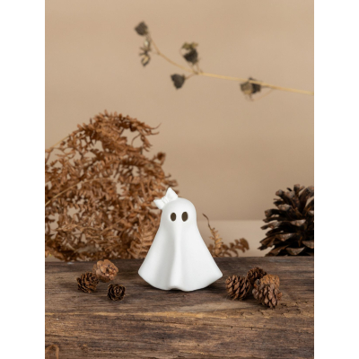 Podzimní dekorace Sofie Ghost White 8 cm                    