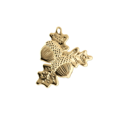                             Vánoční ozdoba Enchanted Acorn Gold 6,5 cm                        