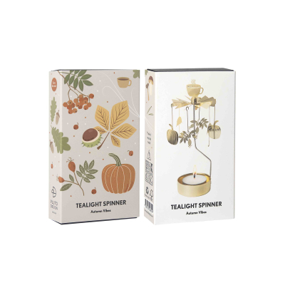                             Rotující svícen Autumn Vibes Gold                        