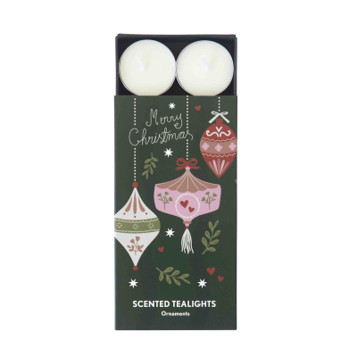 Vonné čajové svíčky Ornaments - set 8 ks                     