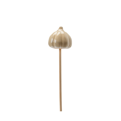 Dekorativní dýně na tyčce Pumpkin Beige - set 3 ks                    