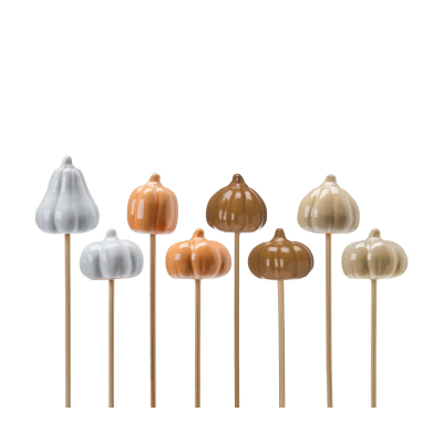                            Dekorativní dýně na tyčce Pumpkin Orange set 3 ks                        