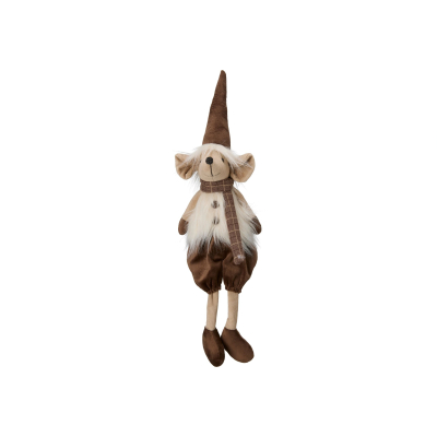 Vánoční dekorace sedící myška Mouse Boy                    