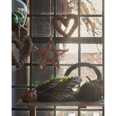                             Kovová lucerna dýně Rust 15 cm                        