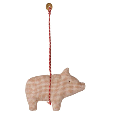 Vánoční textilní ozdoba Christmas Pig Powder                    