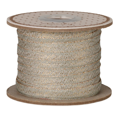 Dekorativní stuha Mint / Gold 25 m                    