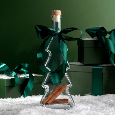                             Skleněná láhev Christmas Tree Beya 0,5 l                        