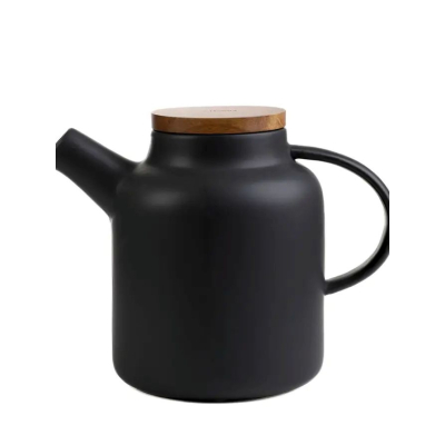                             Keramická konvice se sítkem Poline Black 1,5 l                        