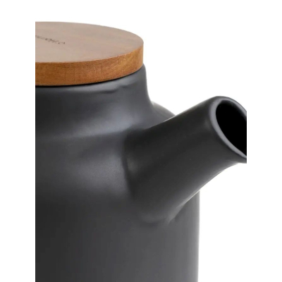                             Keramická konvice se sítkem Poline Black 1,5 l                        