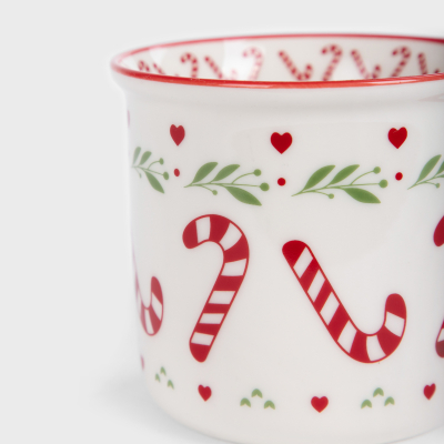                             Vánoční porcelánový hrnek Candy Cane 400 ml                        