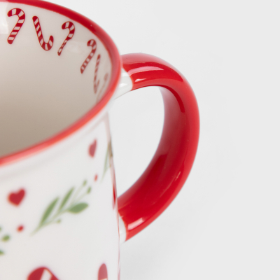                             Vánoční porcelánový hrnek Candy Cane 400 ml                        