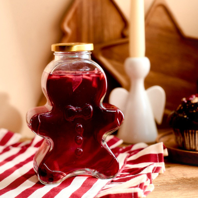                             Skleněná láhev Christmas Cookie Beya 0,45 l                        