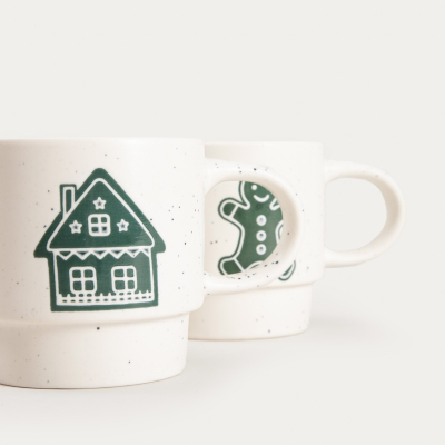                             Porcelánové hrnky Bellve Cookie + House - set 2 ks                        