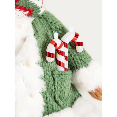                             Vánoční sedící jelínek Maze Coat 53 cm                        