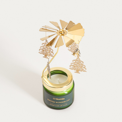                             Rotující svícen se svíčkou Winter Fairytale 70 g                        