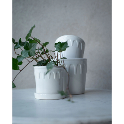                             Keramický květináč Lykke White 23 cm                        