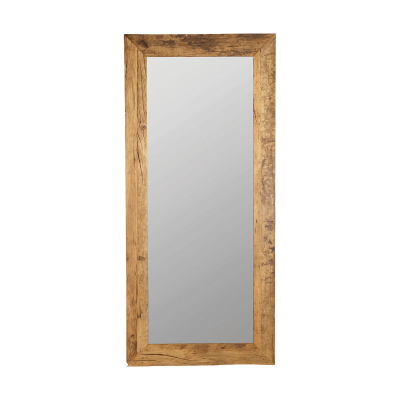                             Vysoké zrcadlo v dřevěném rámu Nature 210x95 cm                        
