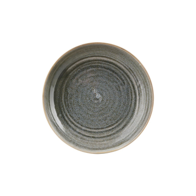                             Velký keramický talíř Nord šedý                        
