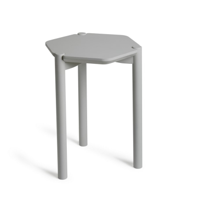 Odkládací stolek Hexa šedý                    