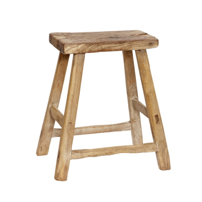 Stolička z jilmového dřeva                    