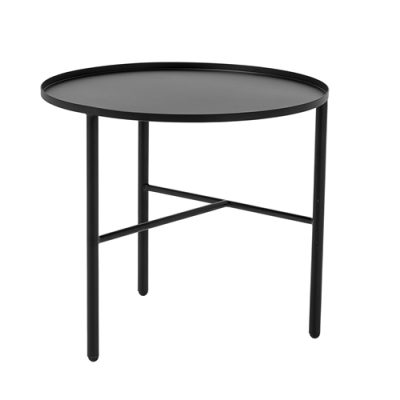 Kulatý kávový stolek Pretty Black                    