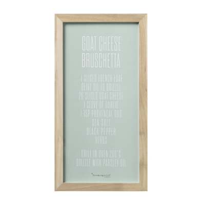 Přírodní dřevěný rámeček Goat cheese                    