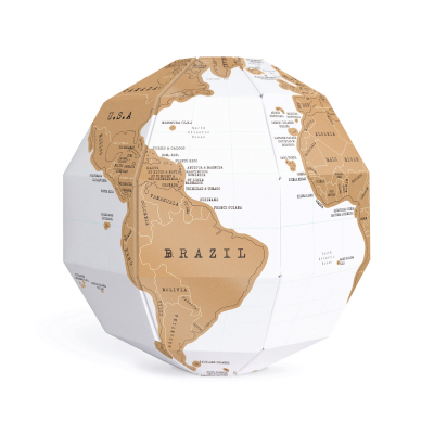                             Stírací závěsný globus Scratch globe                        
