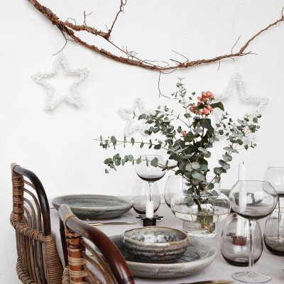                             Vánoční ozdoba Jingle Bílá 20 cm                        