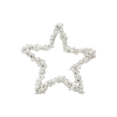                             Vánoční ozdoba Jingle Bílá 20 cm                        