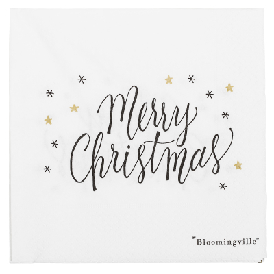 Vánoční papírové prostírání Merry Christmas                    