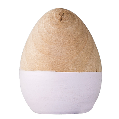 Dekoratívne drevené vajíčko Nature malé                    