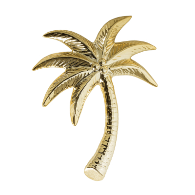 Keramická dekorácia Palm zlatá                    