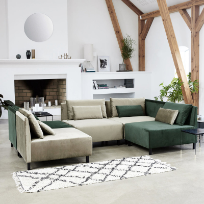 Šedý koberec Riba 200x90 cm                    