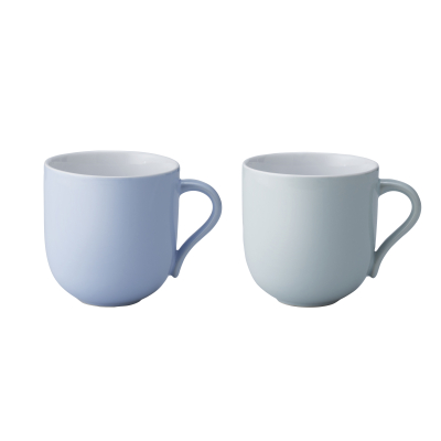 Šálky na čaj Emma modrá, sada 2 ks                    